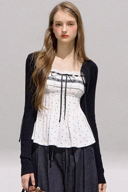 French Polka Dot Top Set-Up