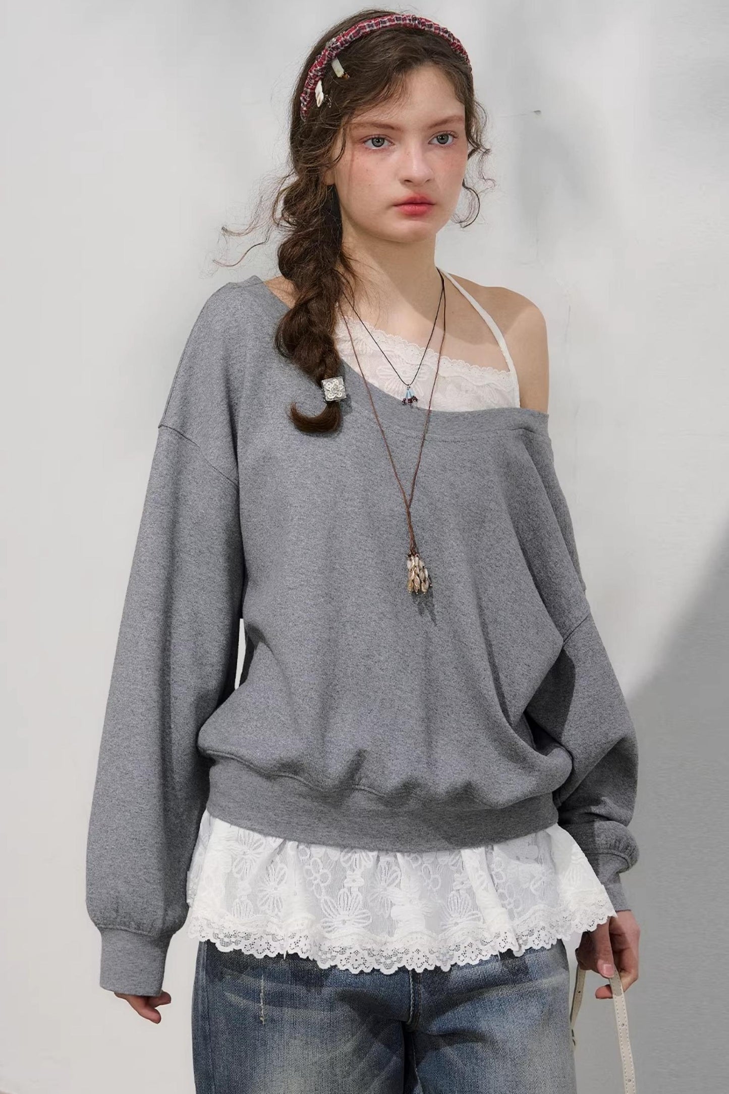 Floral Pleats Off-Shoulder Top