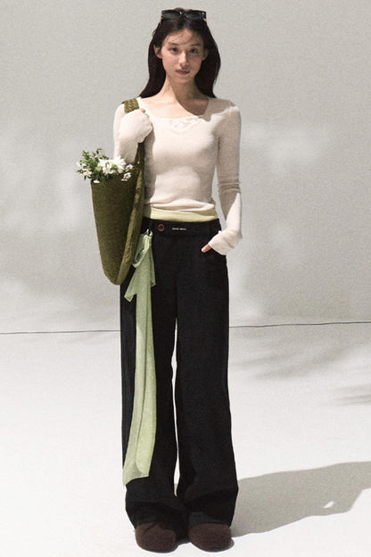 Narrow Stream Fit Pants