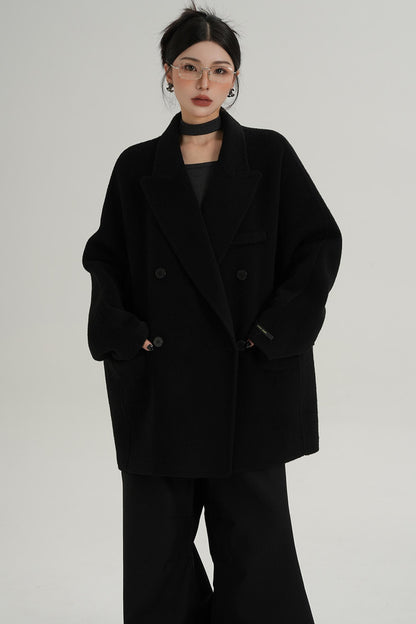 Woolen Elegance Long Coat