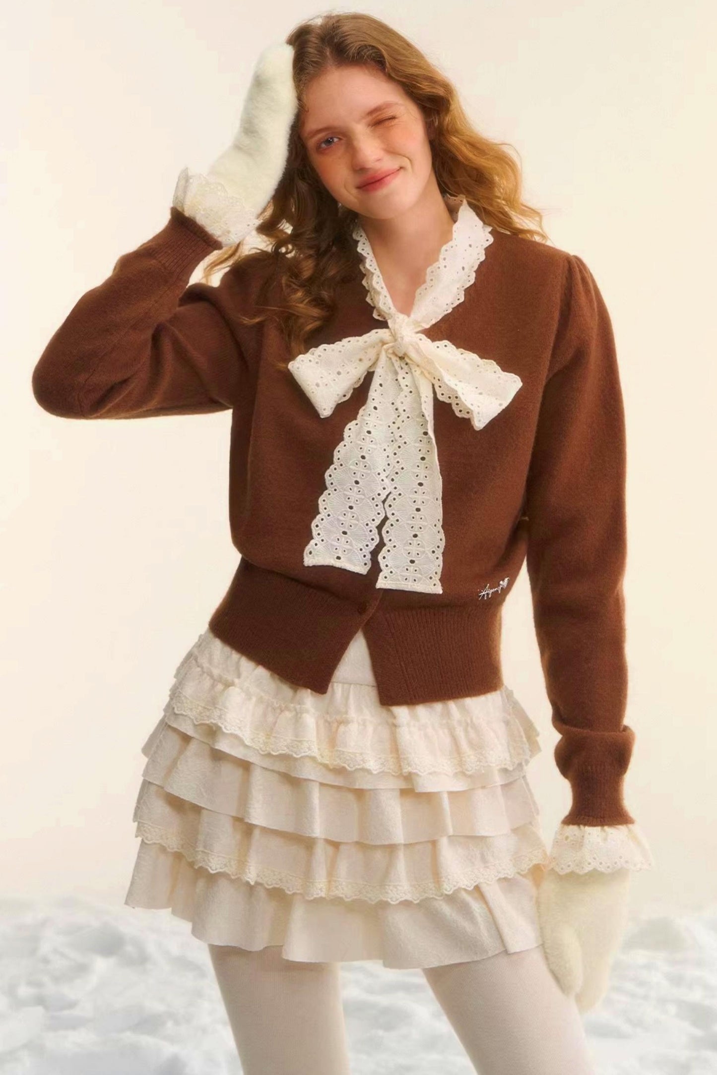 French Lace Retro Skirt