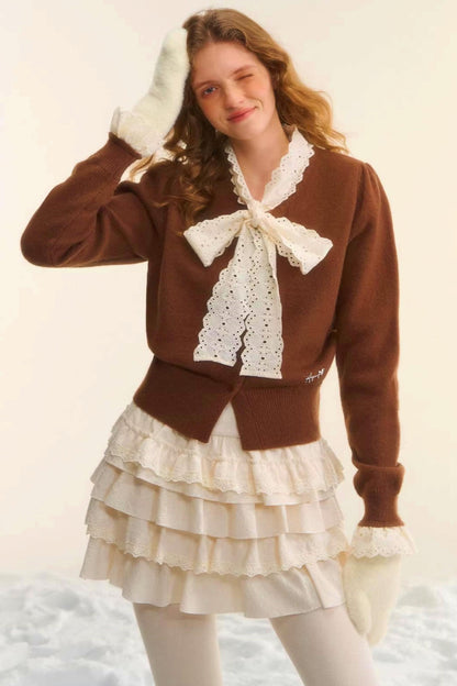 French Lace Retro Skirt