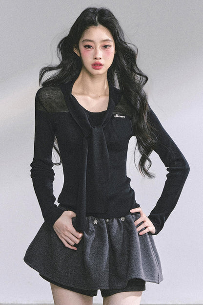 Desire Doll Knitted Waist Top