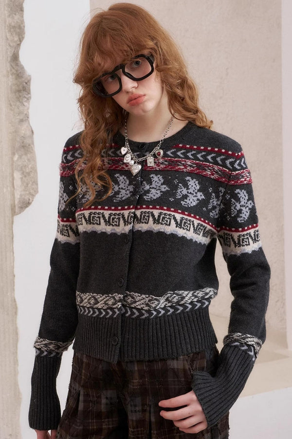 Sparrow Texture Knit Cardigan