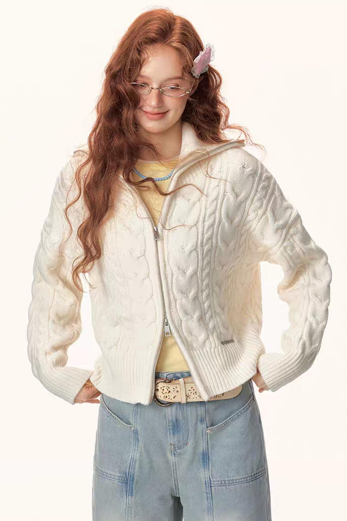 French Cable Sweater