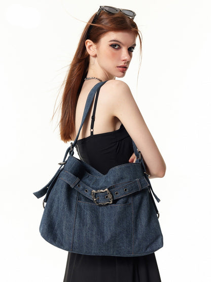 Vintage -Denim -Tasche