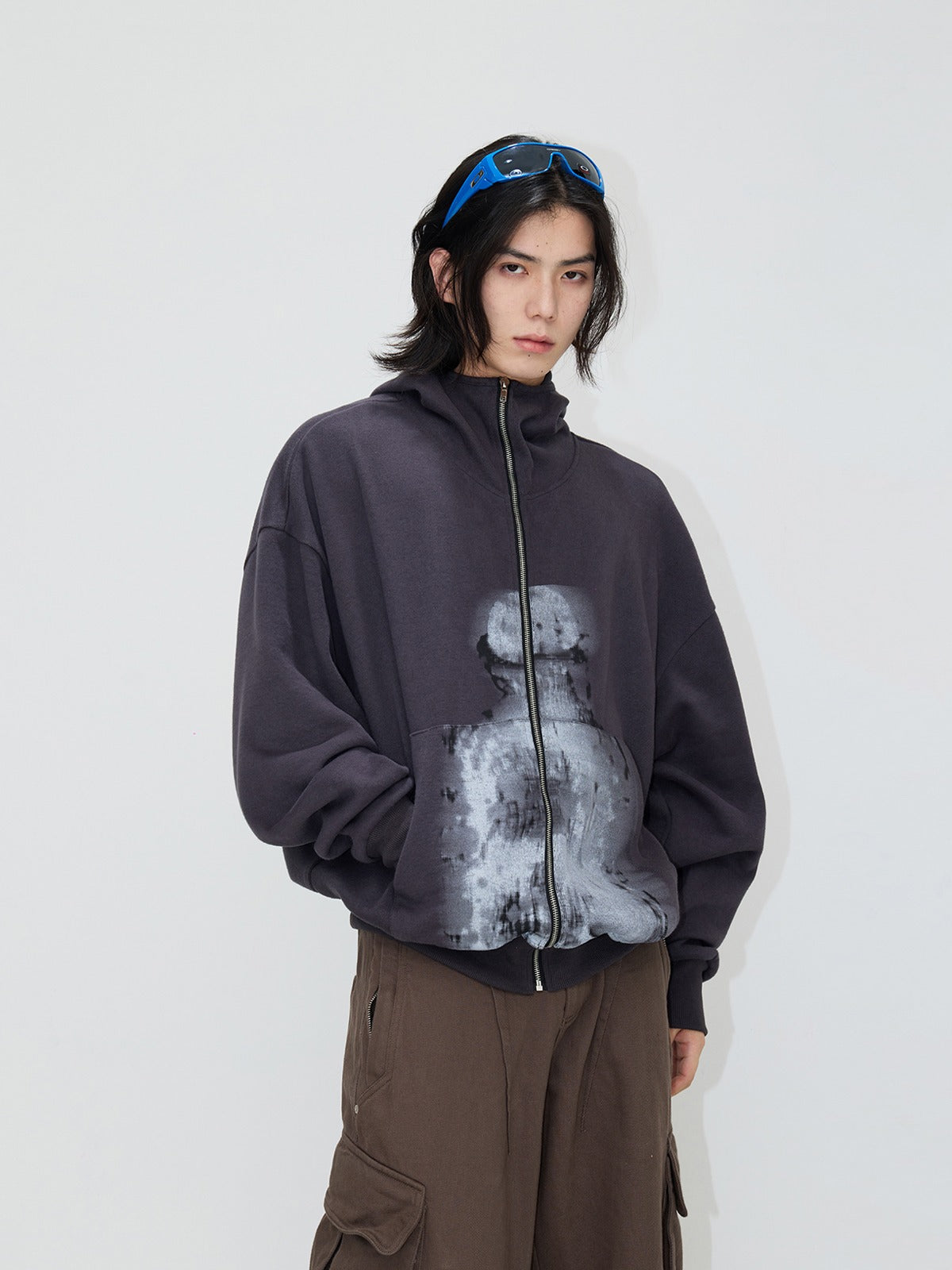 Loser, verzweifeltes Rollkragenpullover Sweatshirt -Mantel