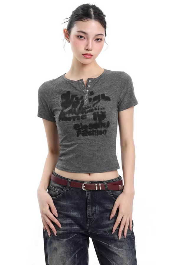 Spicy Girl Slimming Short Top