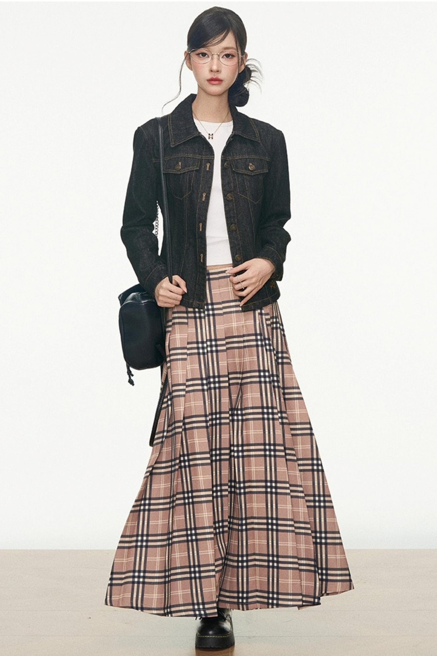 Denim Jacket Skirt Set-Up