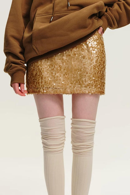 Luxury Feeling Sequin Mini Skirt