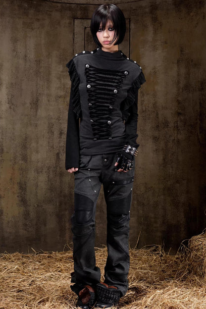 Palace Strick Slim Oberteil