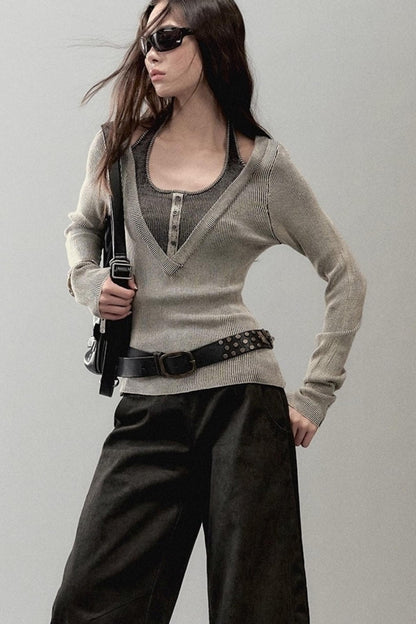 Genesis V-Neck Knitted Base Shirts