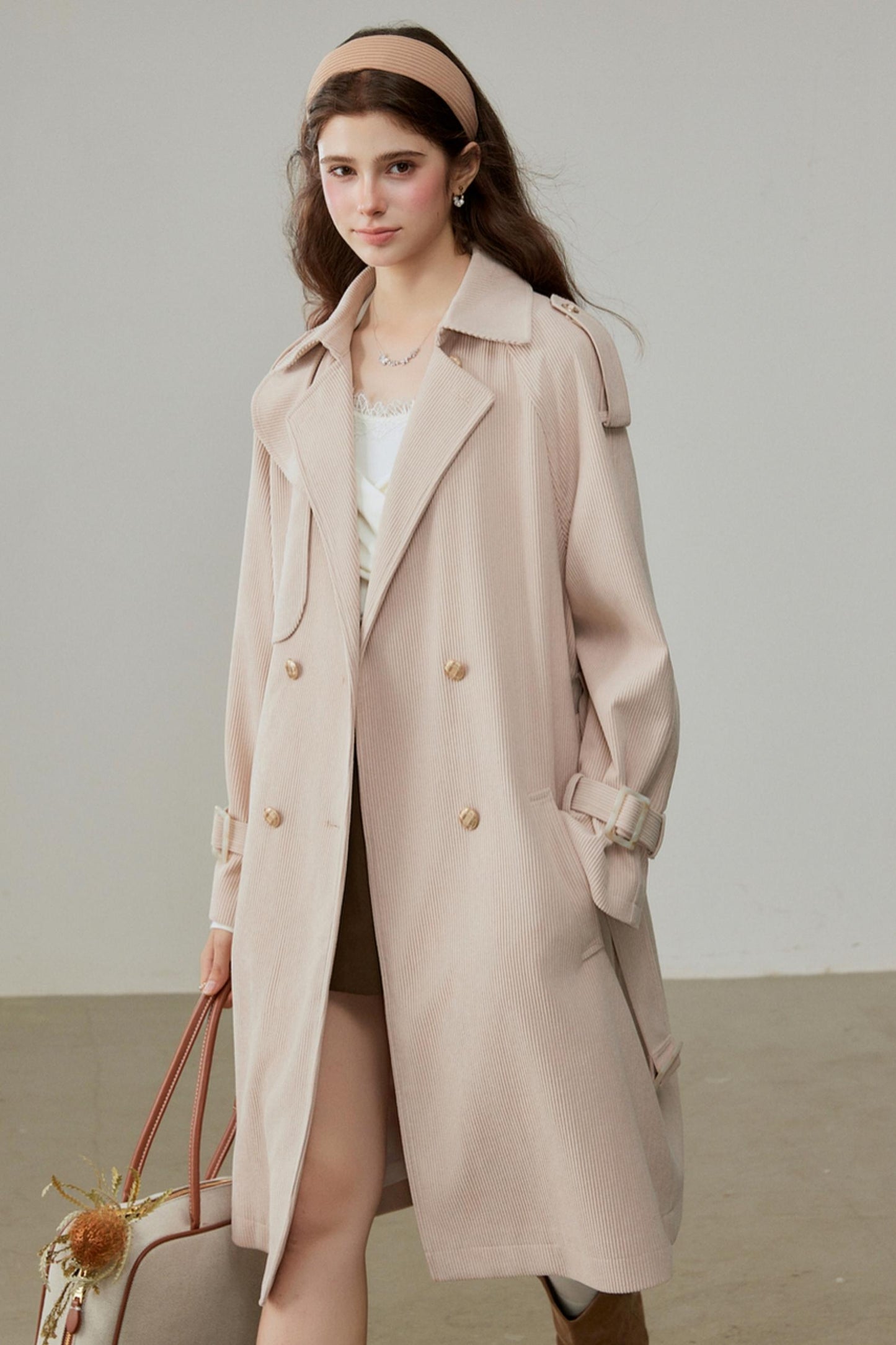 Winter Corduroy Long Coat