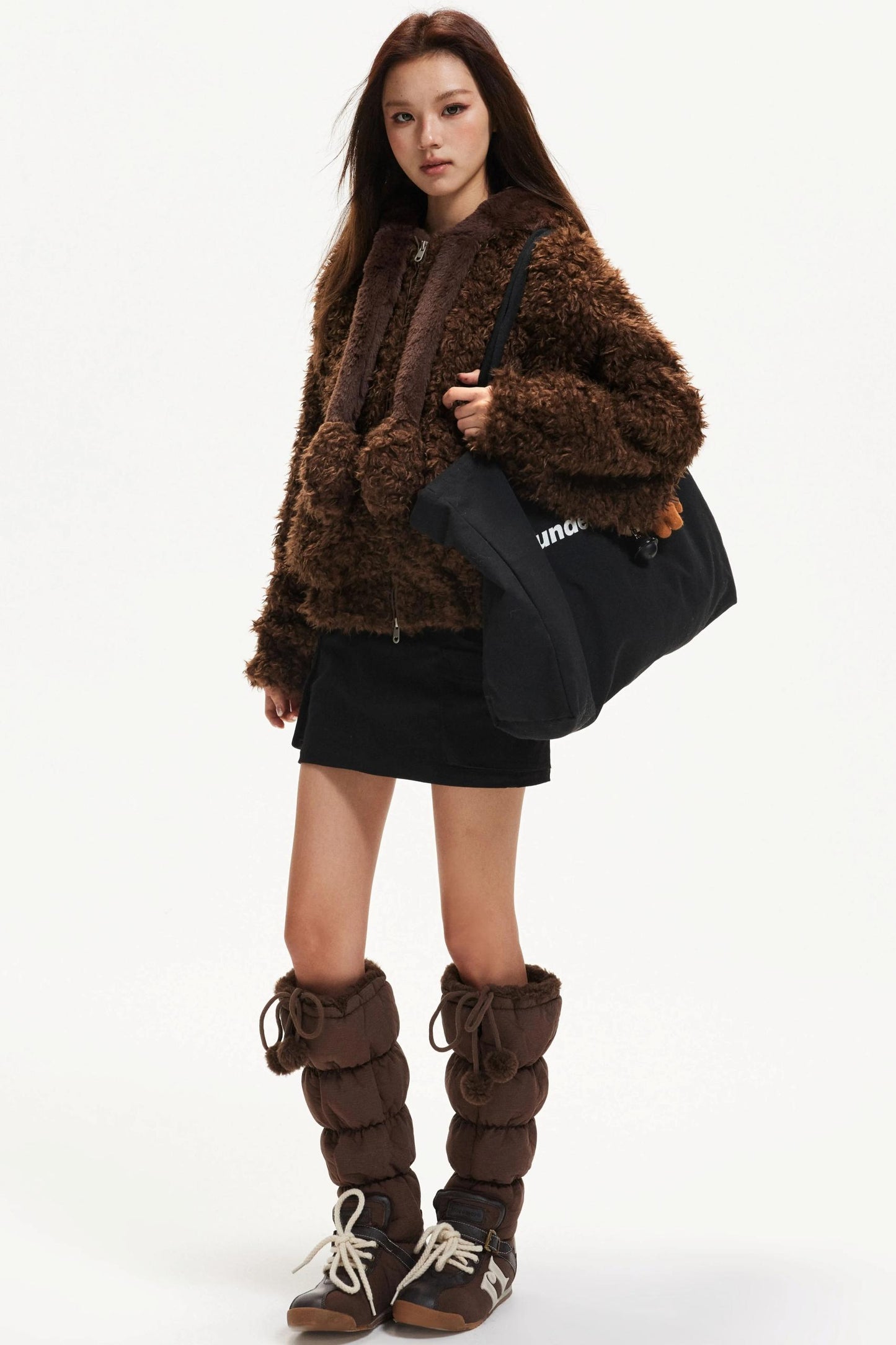 Cute Dog Ears Wool Coat