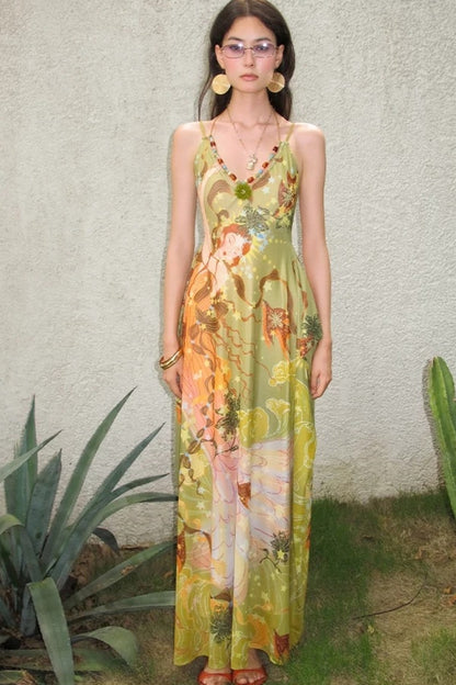 Falling Blossom Goddess Dress