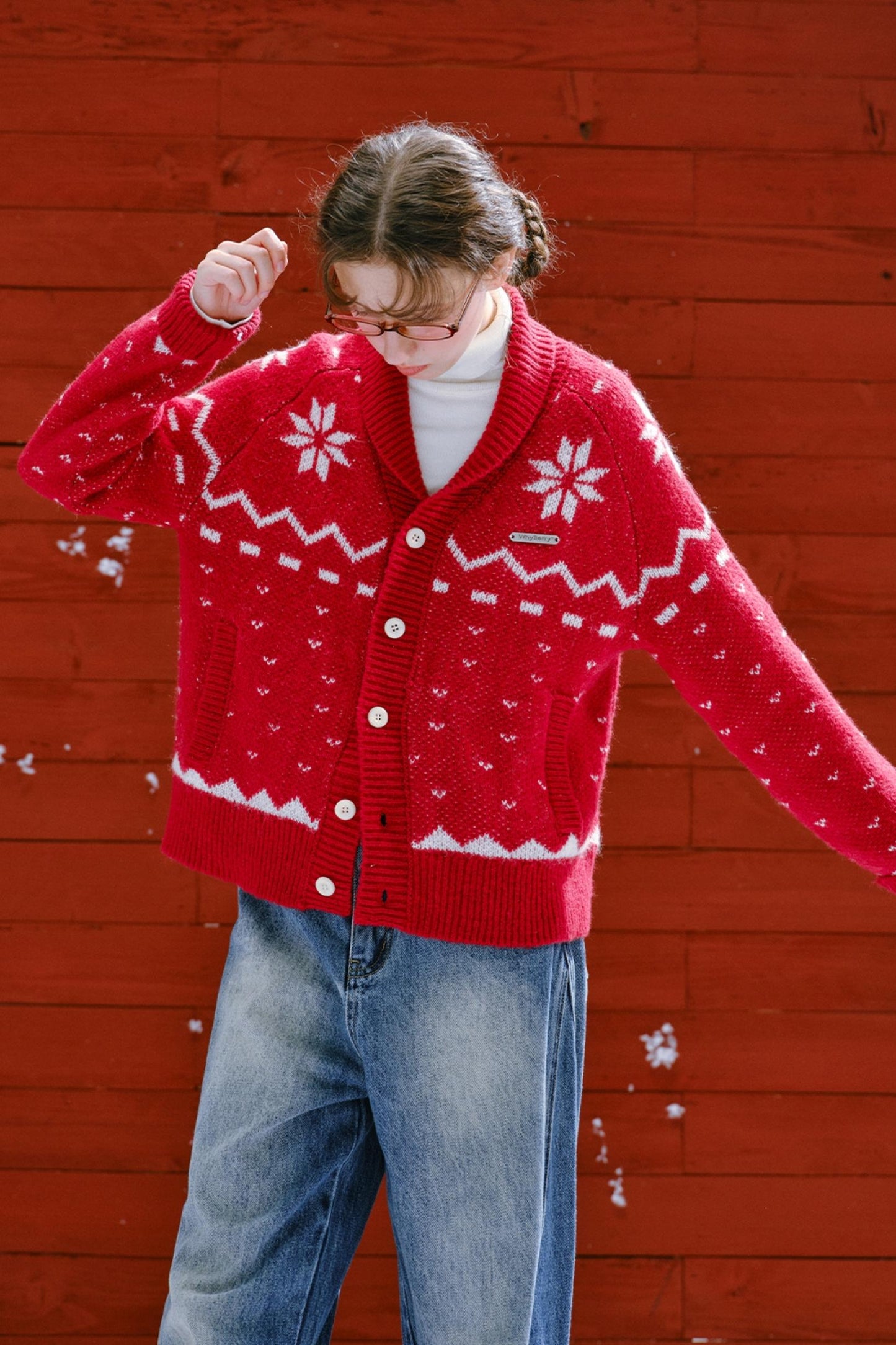 Christmas Vibe Sweater Cardigan