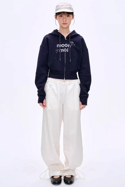 Lyocell Blend Color-Block Pants