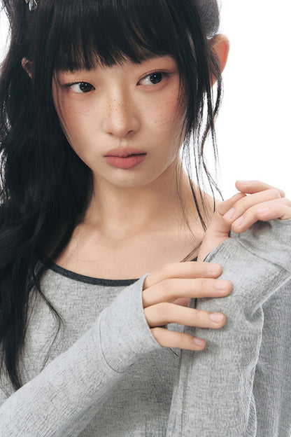 Patchwork Knit Dress