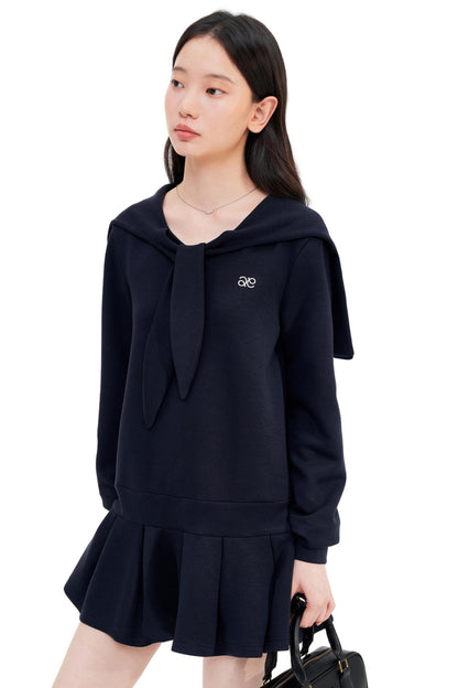 Pullover Sweatshirt Style Dress