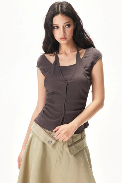 텍스처 홀터 탑