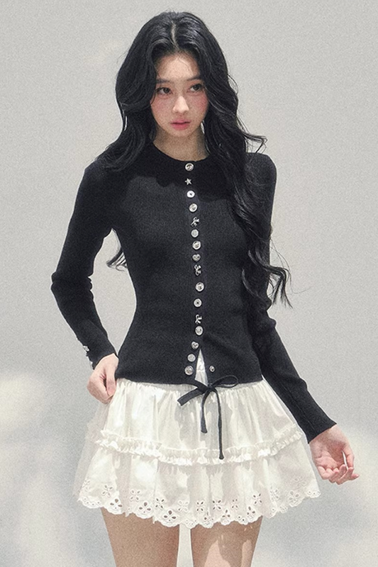 Lazy Style Slim Knitted Cardigan