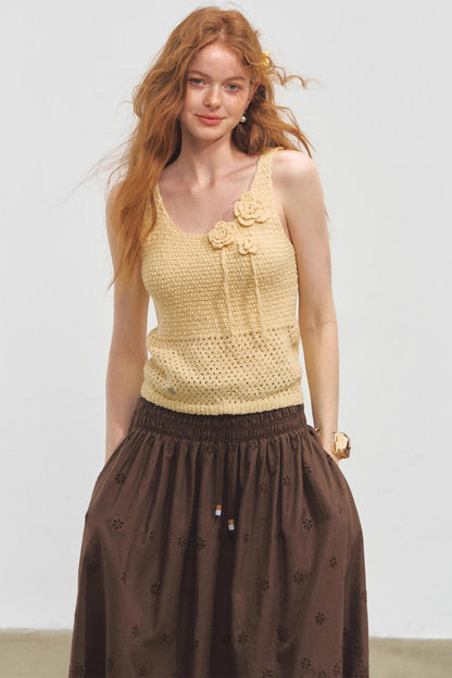 Three-Dimensional Knitted Vest