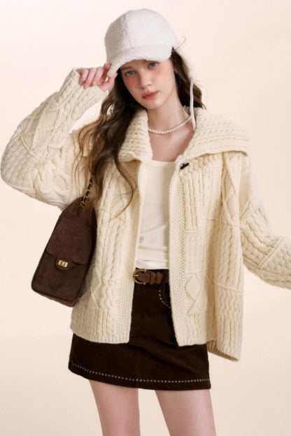 Safari Corduroy A-Line Skirt