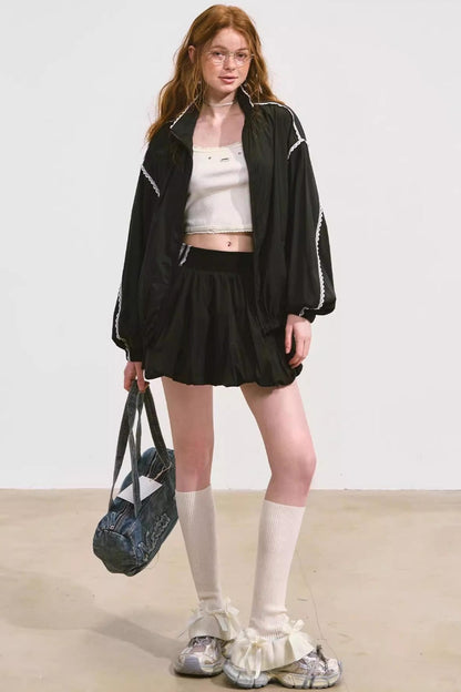 Casual Sun Protection Jacket & Skirt Set-Up