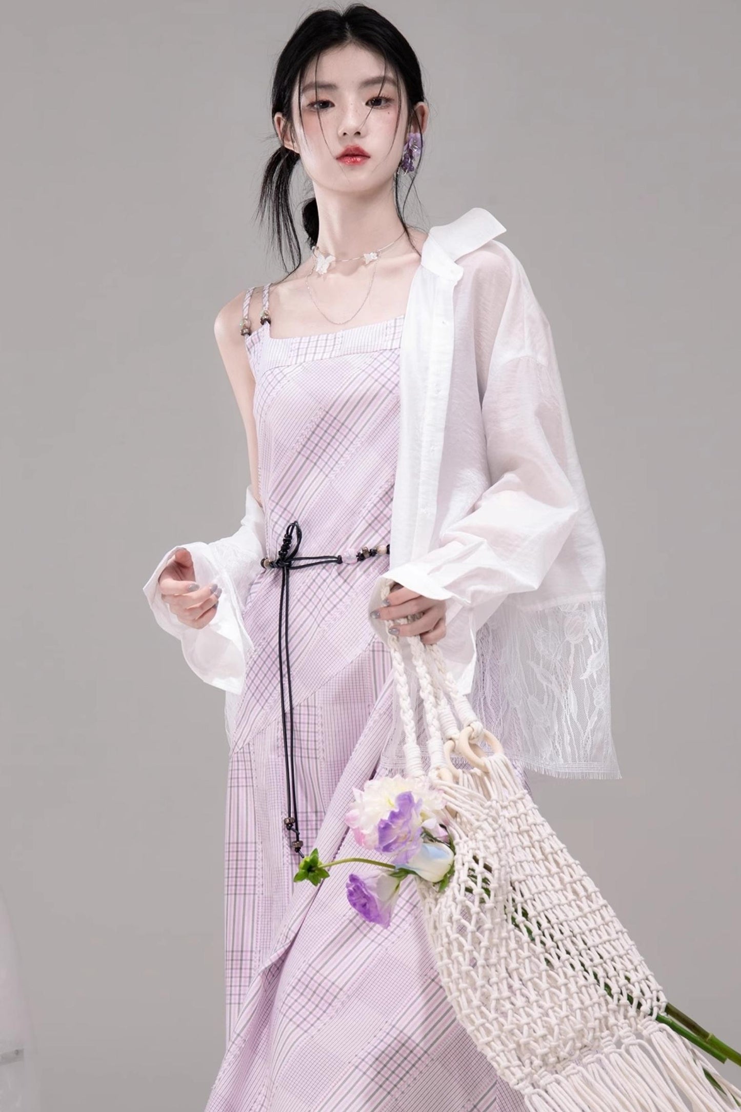 Asymmetrical Draped Dress