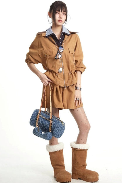 Autumn Style Trench Coat Set-Up