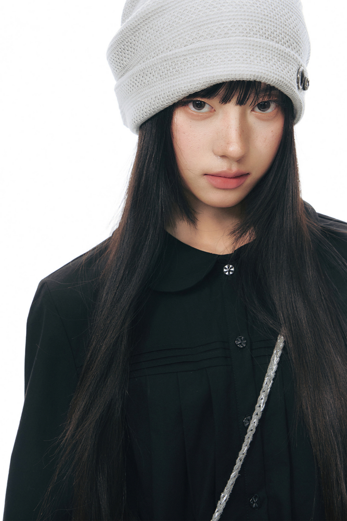 Pure Cotton Pleated Blouse