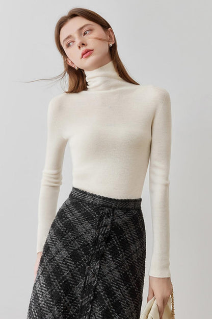 High Neck Knit Base Layer Sweater