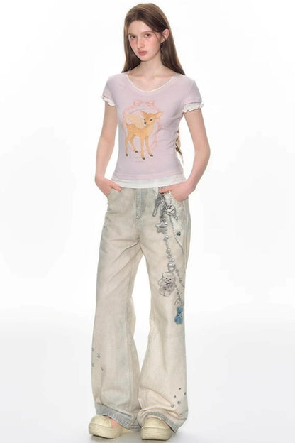 Sweet Summer V-Neck T-Shirt