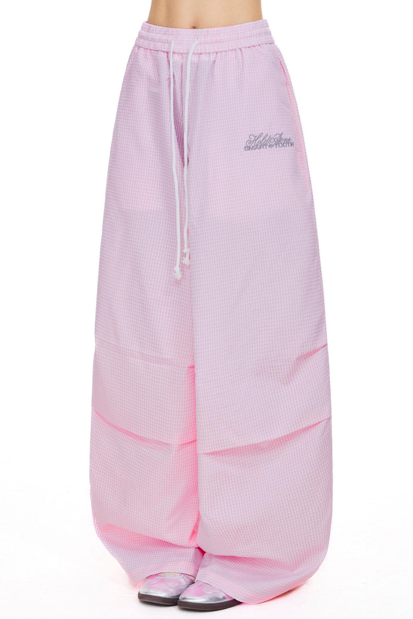 American Retro Striped Wide-Leg Pants