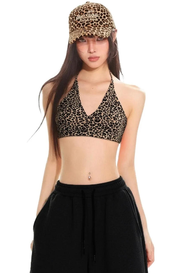 Leopard Print Camisole Vest
