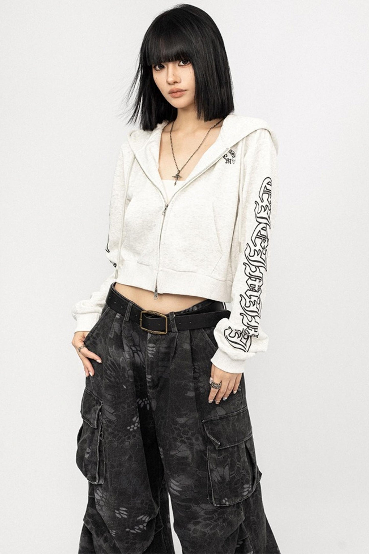 Autumn Hooded Vintage Top