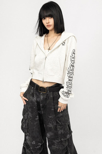 Autumn Hooded Vintage Top