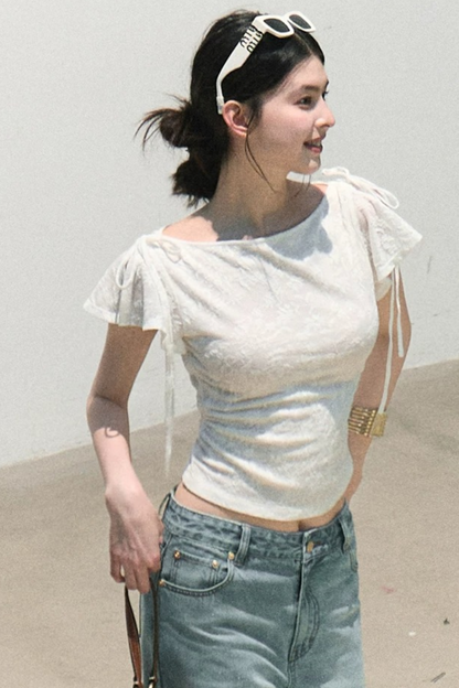 Breath of Spring Jacquard Top
