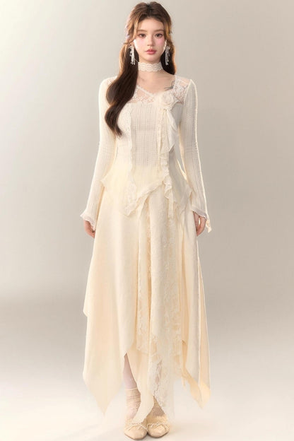 Wild White Tea Skirt Set-Up