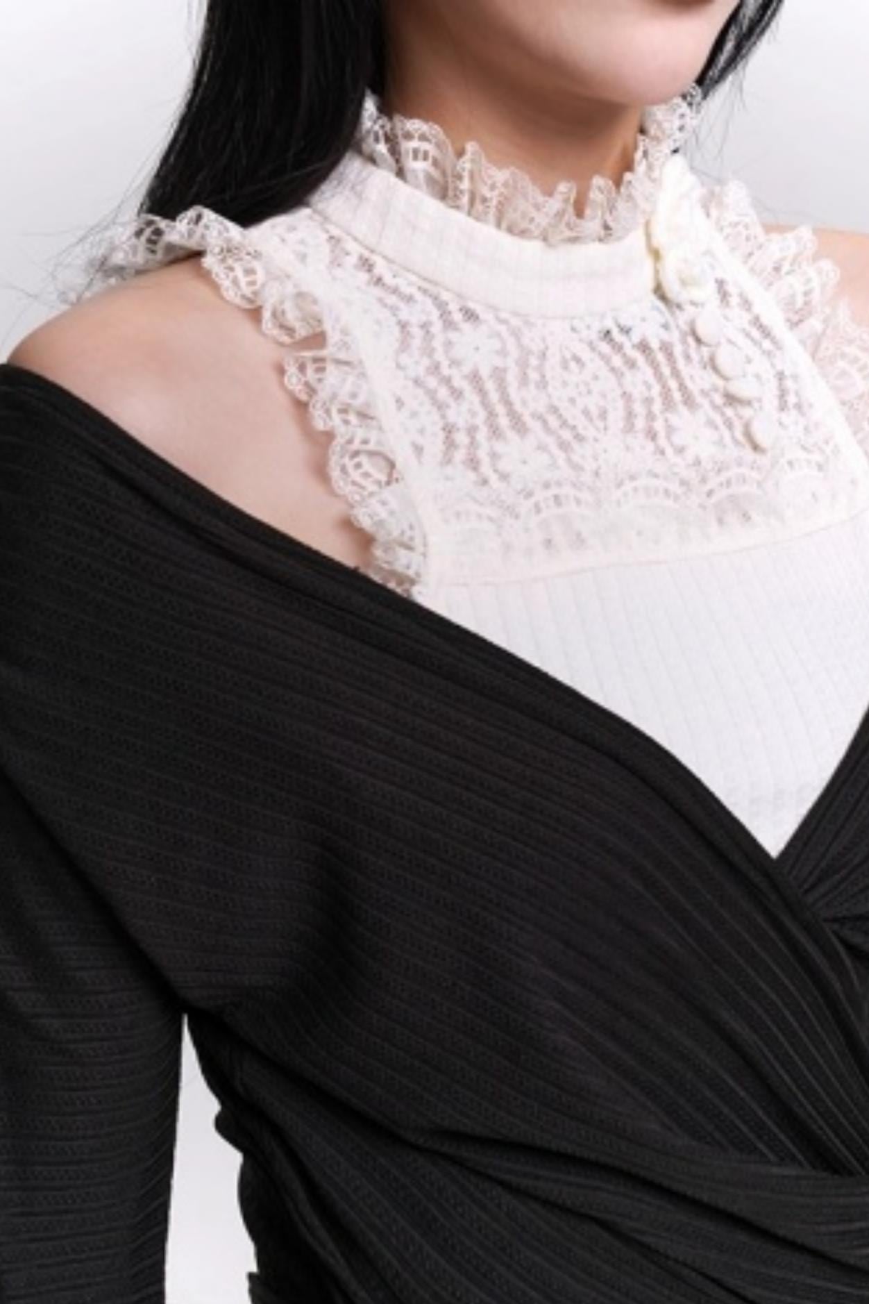 Elegant Autumn Banquet Dress