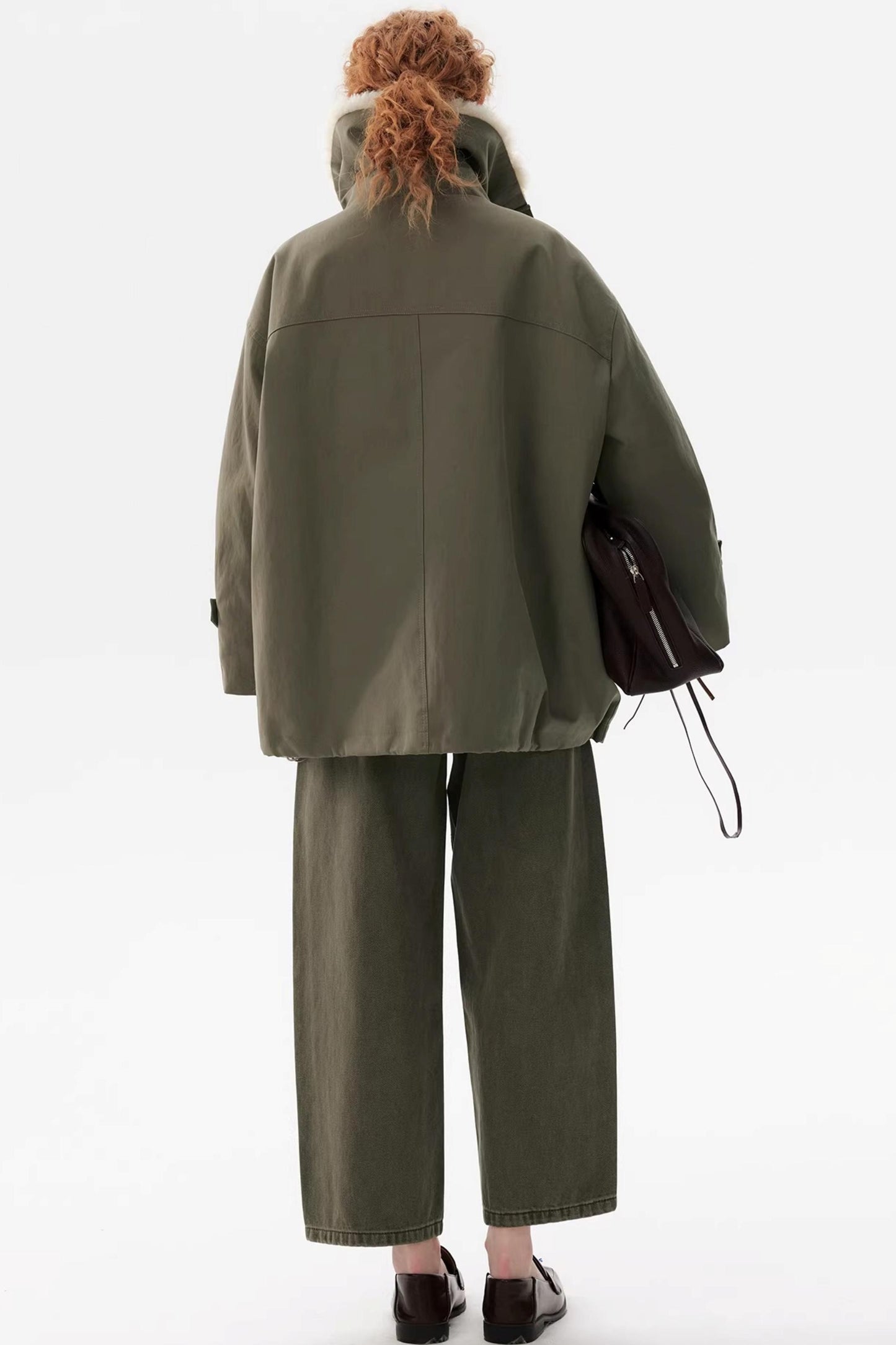 Faux Fur Collar Down Jacket