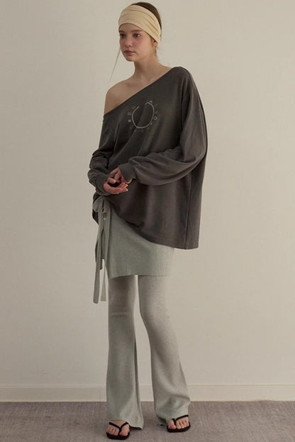 Dreamy Slim Trio Sweater Pants Set-Up