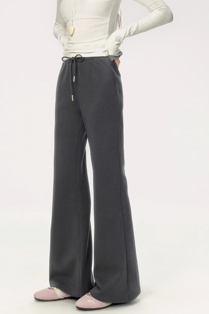 Flared High-Waisted Pants