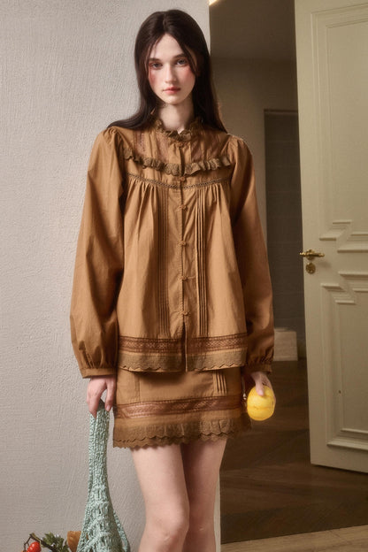 Small World Natural Cotton Skirt Set-Up