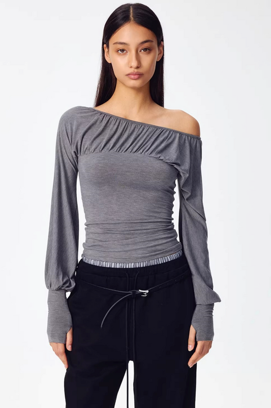 Reversible Modal Off-Shoulder Top