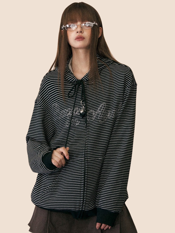Black Stripes New Autumn Sweatshirt