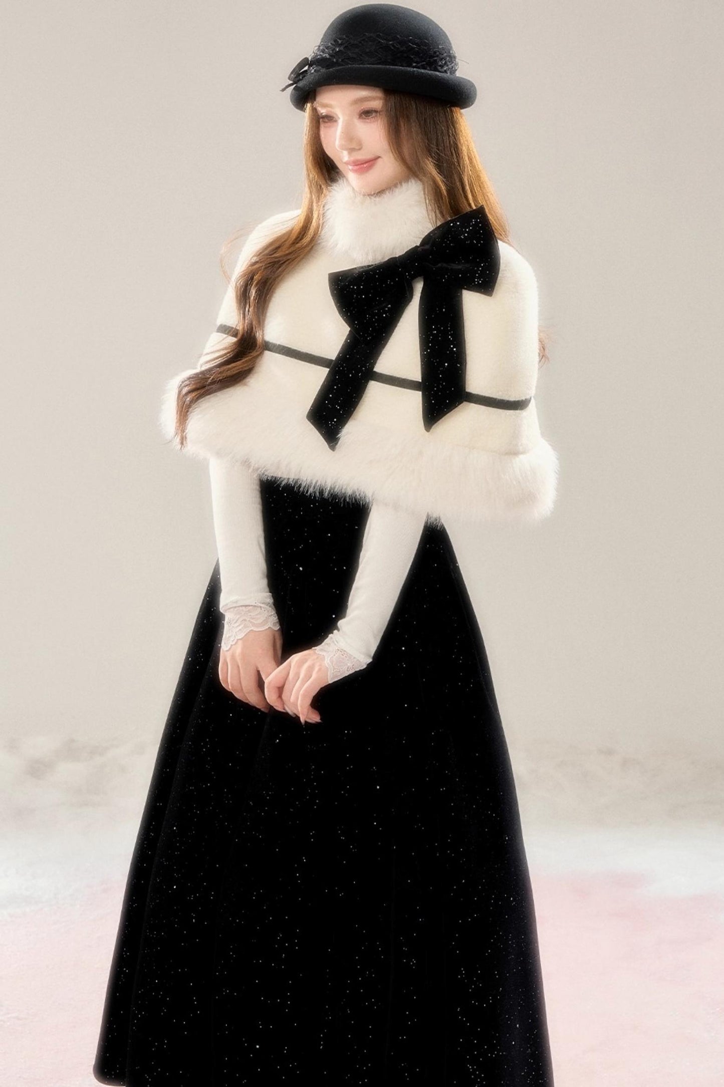 French High-end Cloak Two-Piece Set-Up