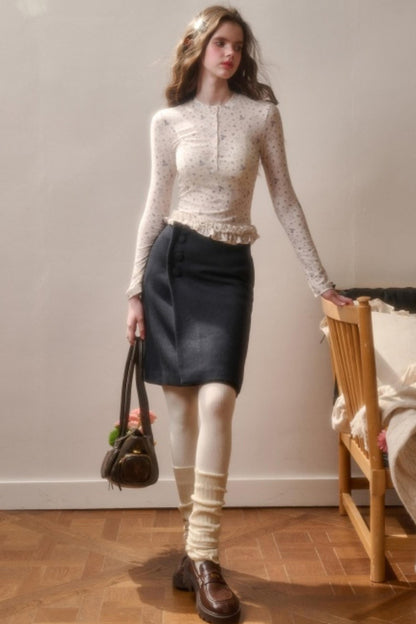 Fluffy Rabbit Lace Top