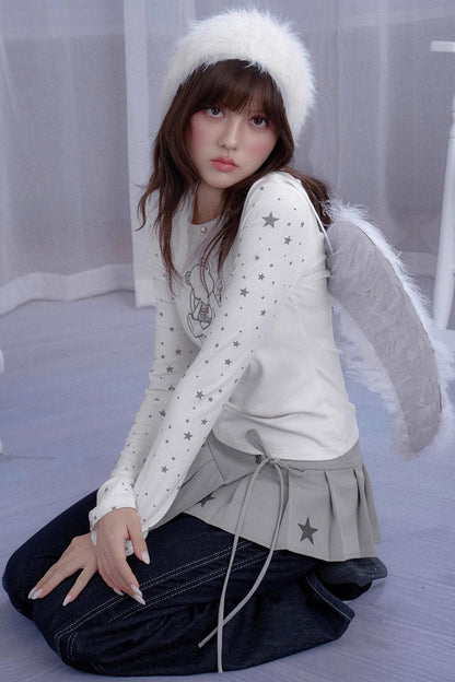 Dream Core Lace-Up Skirt