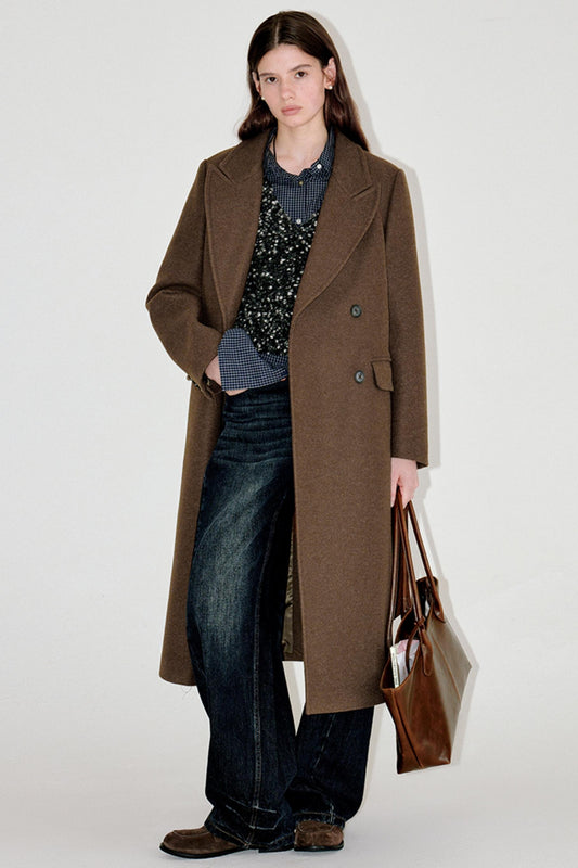 Floral Wool Tweed Coat